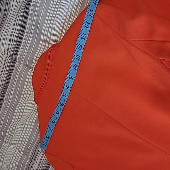 Boden Elizabeth Ponte Single Breast Blazer Jacket Red Orange Wmn 6 Career Casual - Picture 16 of 16
